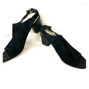 NWOt Franco Sarto Monaco Suede Block Heel Sandal